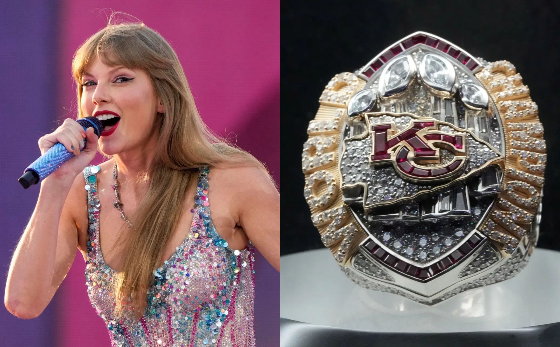 Taylor Swift engagement ring vs. $40,000 Super Bowl ring: How does Travis Kelce