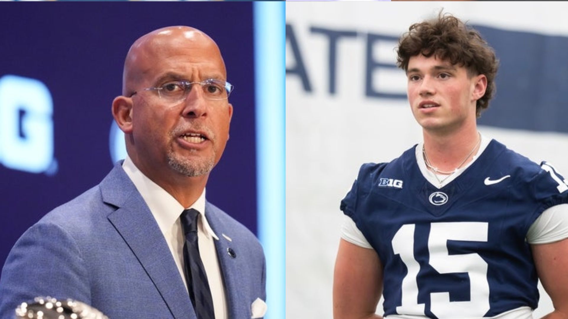 James Franklin and Drew Allar