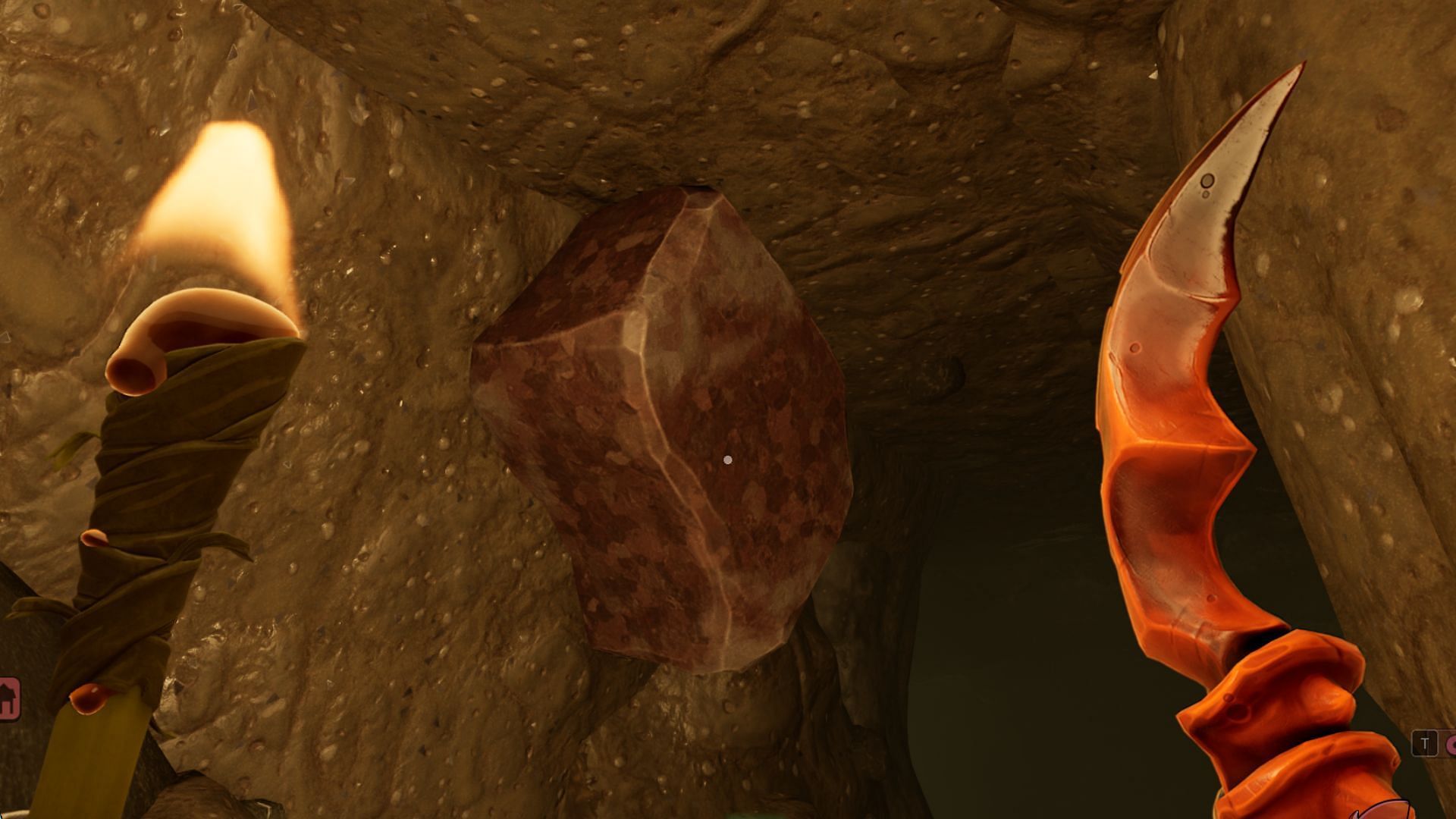 Raw ore for Brittle Whetstone blends well with the environment (Image via Obsidian Entertainment)