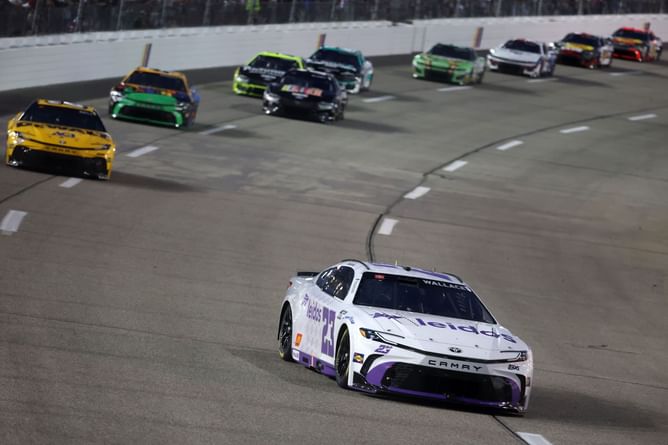 Bubba Wallace’s spotter and Kyle Larson trade blame following multi-car crash at Daytona