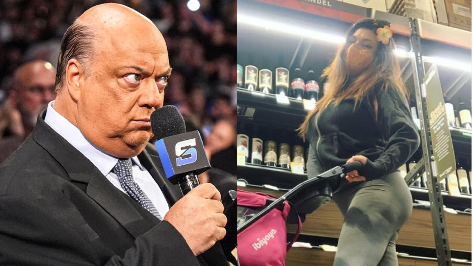 Paul Heyman [left] and Shelly Martinez [right] [Image Credits: WWE.com and Shelly