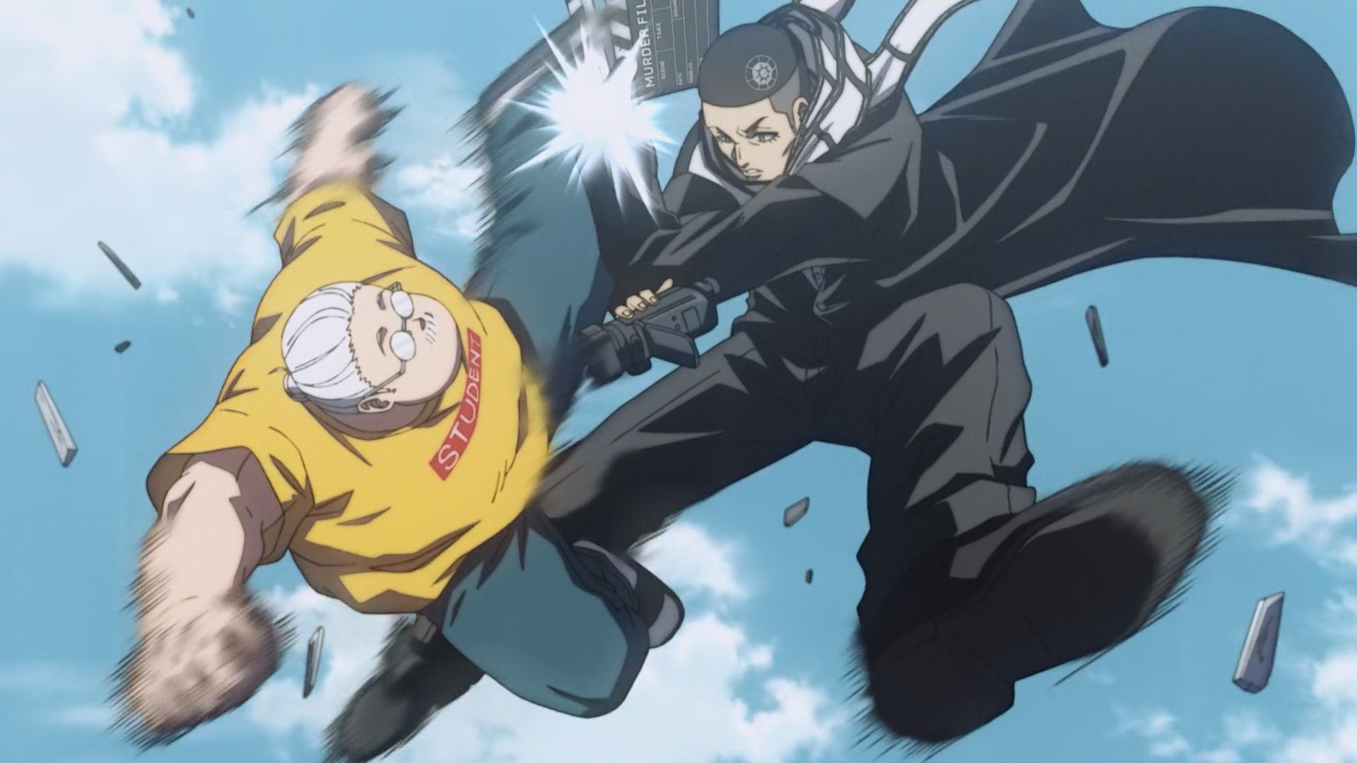 Sakamoto vs. Kanaguri (Image via TMS Entertainment)
