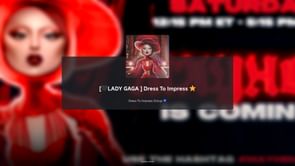 What is the Lady Gaga Event in Dress to Impress?