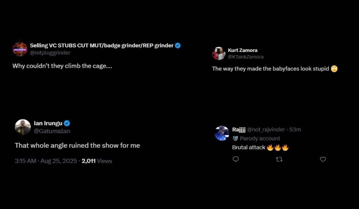 Fans React to Forbidden Door&#039;s ending. (Image via X/@AEW)