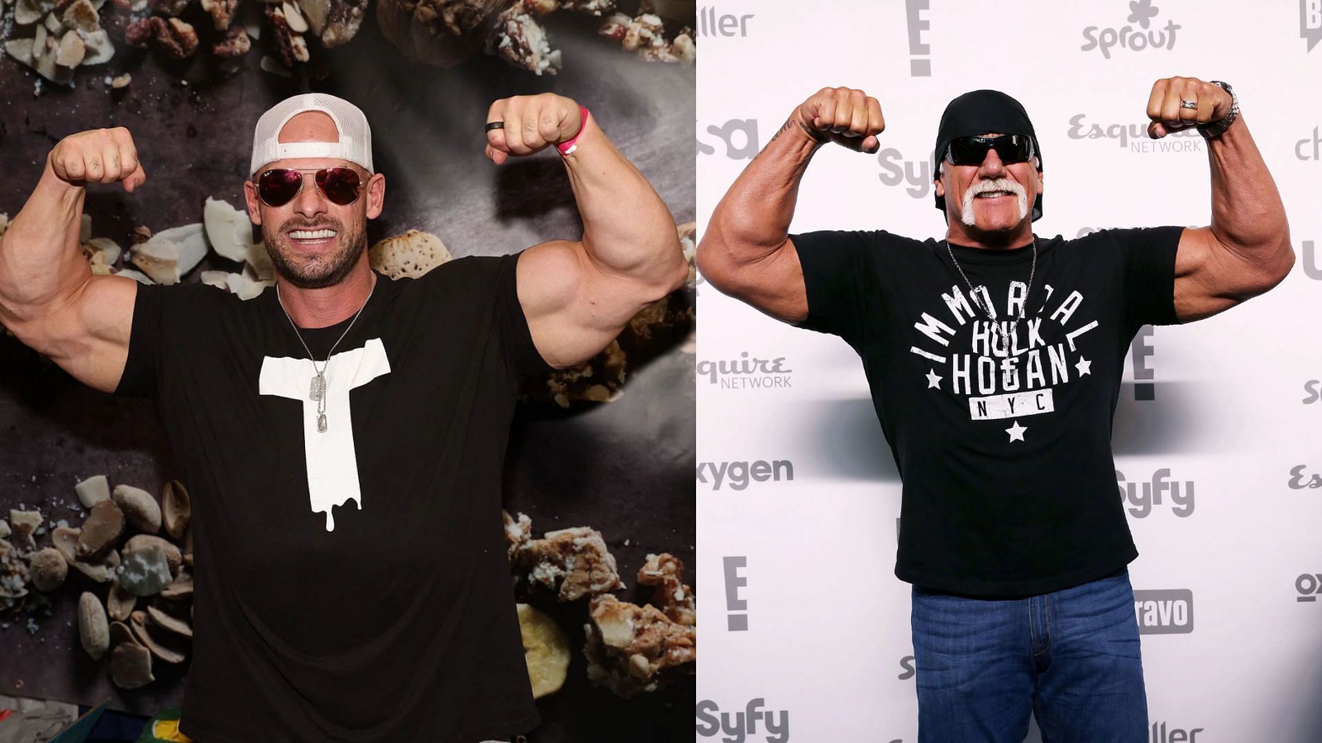 Joey Swoll and Hulk Hogan (Image via Getty)