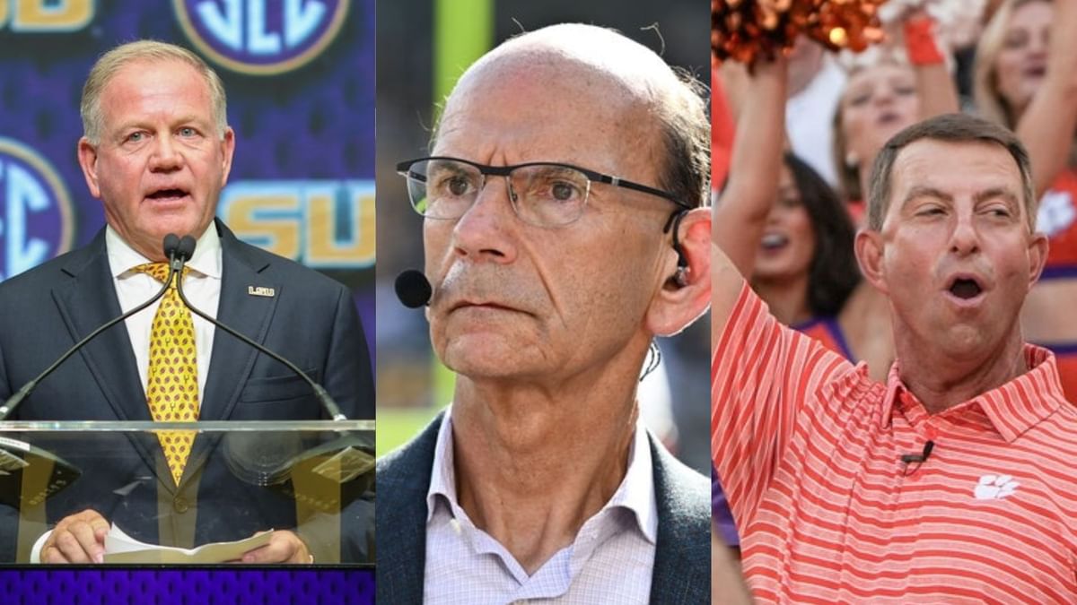 "Life is going to become very miserable": Paul Finebaum drops hot take on Brian Kelly's pursuit to beat Clemson in season opener