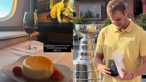 Patrik Laine's wife Jordan flies to Finland in luxurious business class to attend Aleksander Barkov's Stanley Cup party