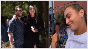 Aryna Sabalenka shows love for rescue dog she met at US Open as she reacts to boyfriend Geogios' New York photodump