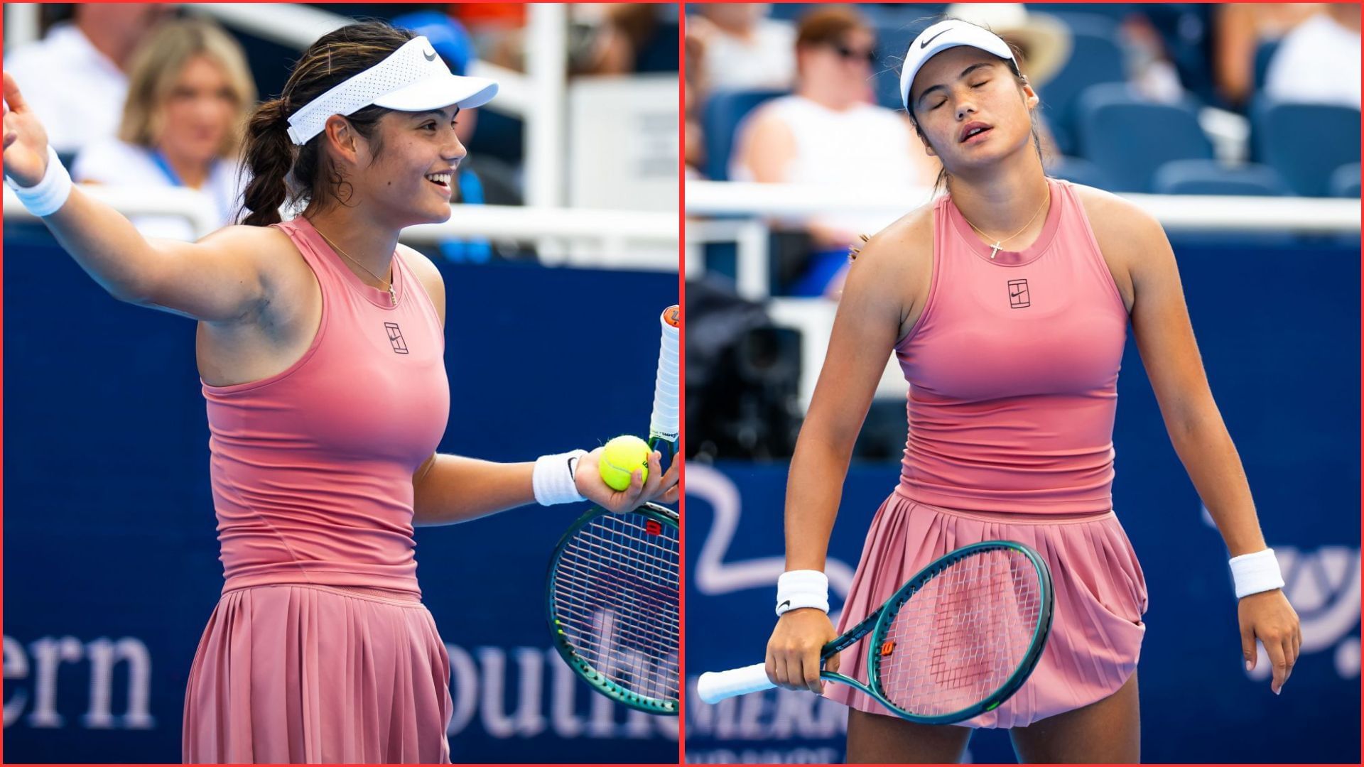 Emma Raducanu at the Cincinnati Open | Getty