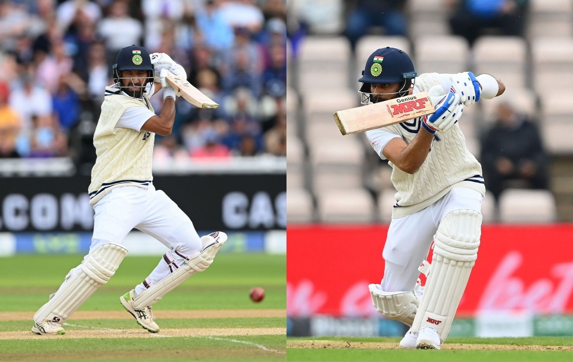 Cheteshwar Pujara, Virat Kohli