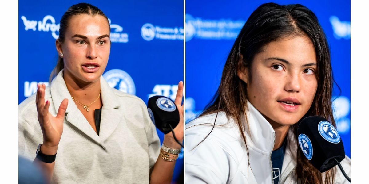 Aryna Sabalenka (L) and Emma Raducanu (R) (Image Source: Getty)