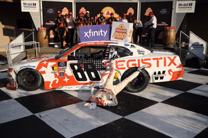 Connor Zilisch’s dad finds “silver lining” as he hilariously trolls JRM star after unfortunate slip during Watkins Glen victory celebration