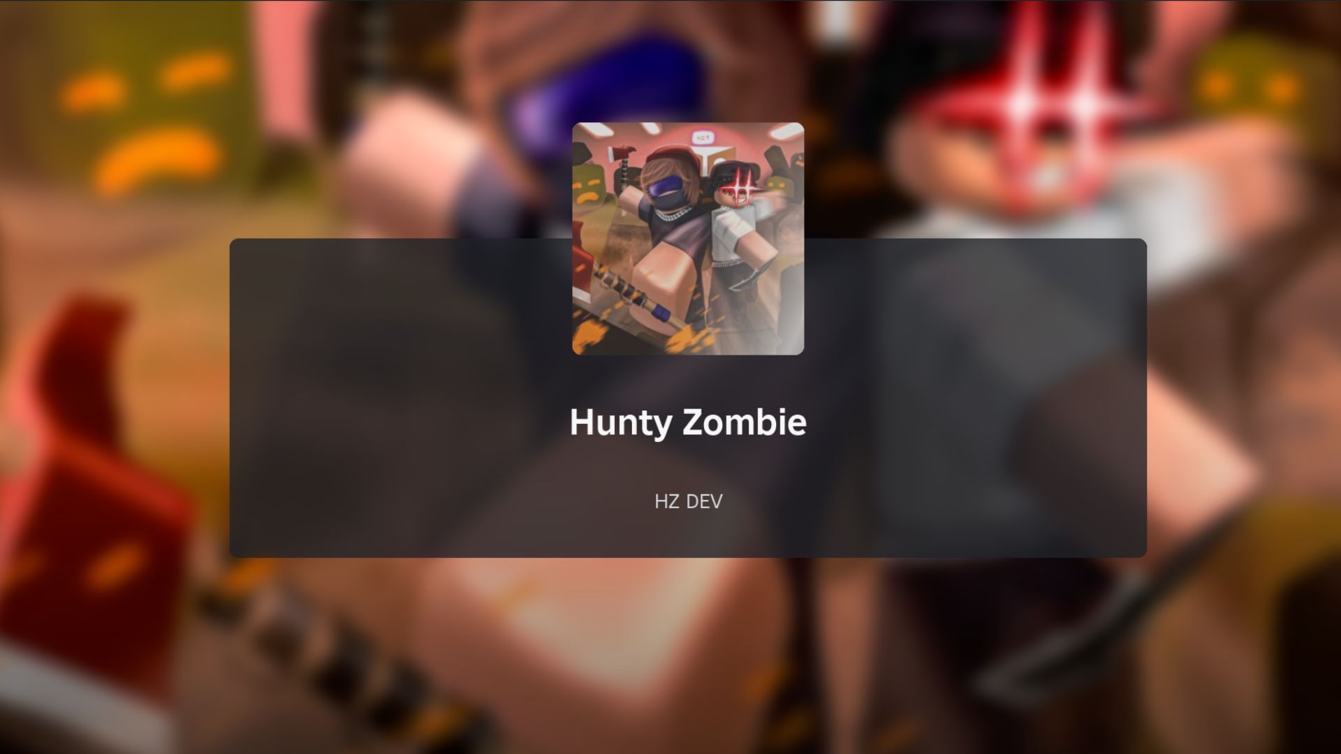 Hunty Zombie loading screen
