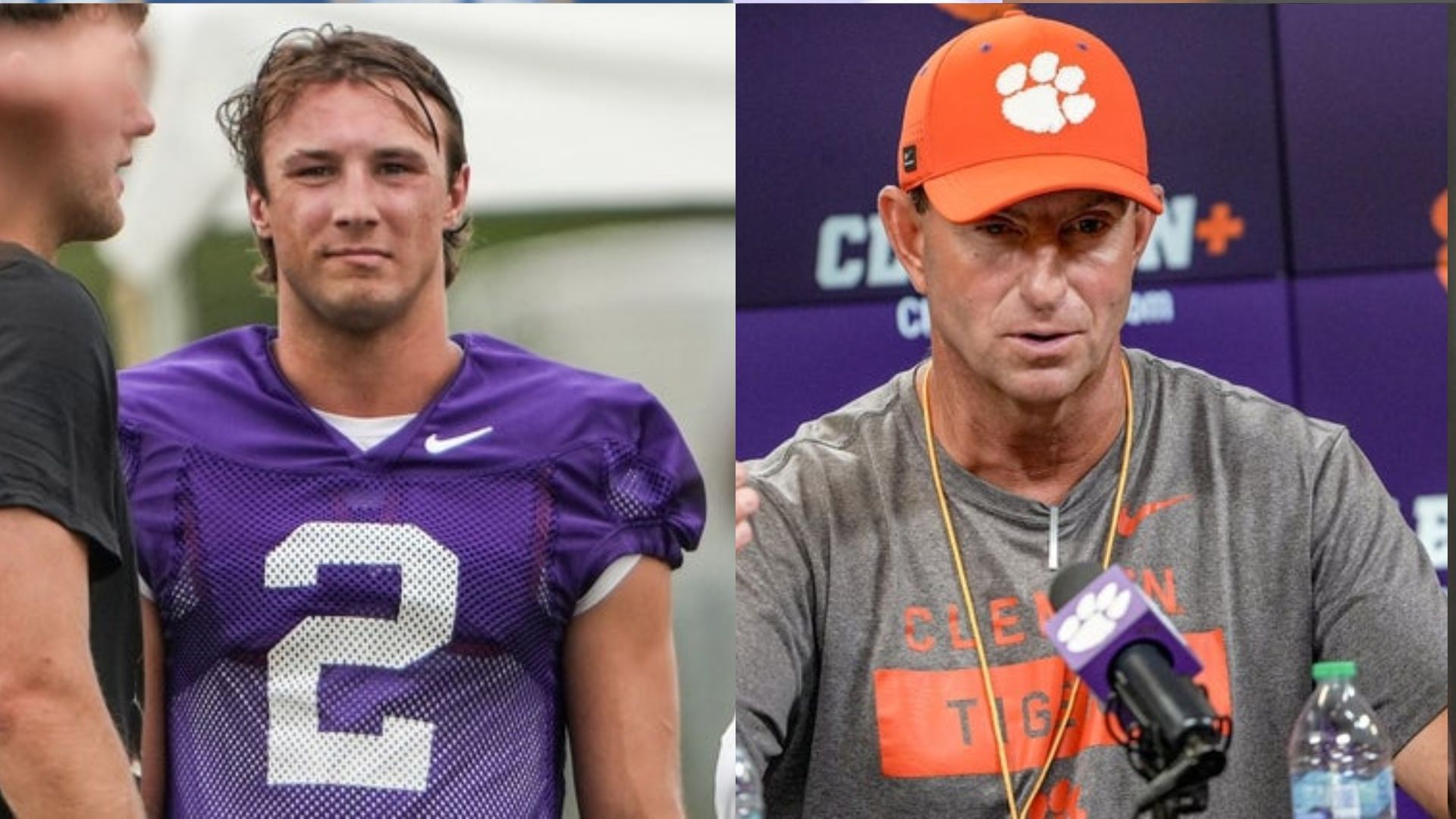 Cade Klubnik and Dabo Swinney