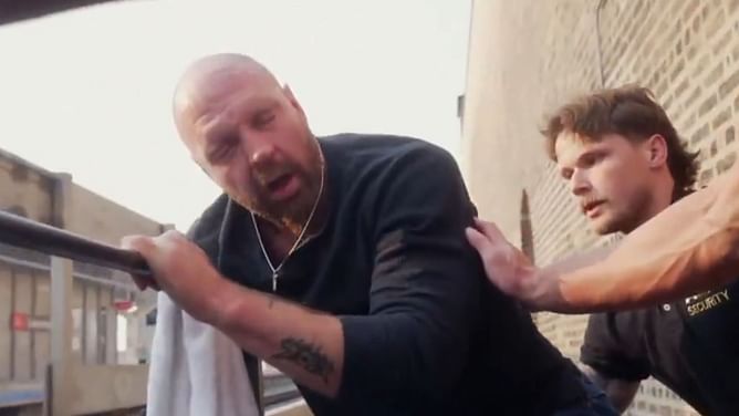 Jon Moxley involved in life-threatening incident on AEW Collision; security forced to intervene