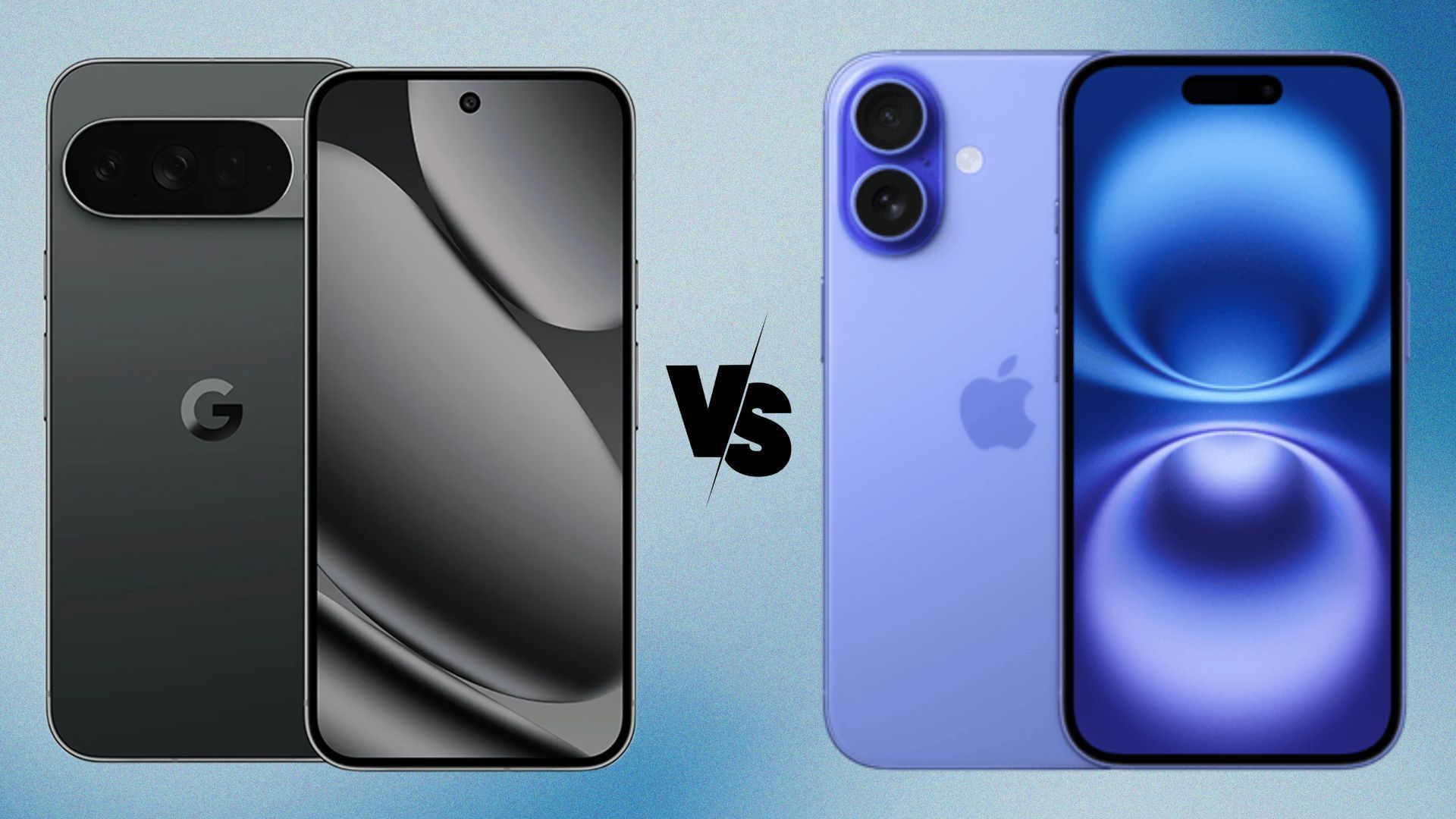 The Google Pixel 10 vs iPhone 16 comparison (Image via Google, Apple)