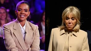 Russell Brand mimics Brigitte Macron's genitals in hilarious clip of podcaster reacting to her legal battle with Candace Owens