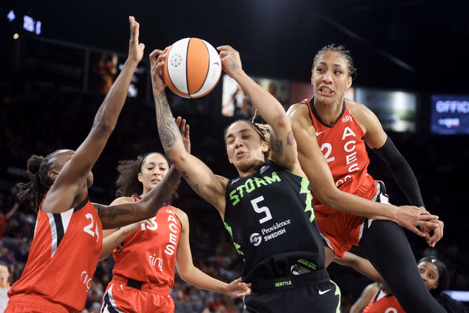 Seattle Storm vs Las Vegas Aces player stats and box score (Aug. 8) | 2025 WNBA Season