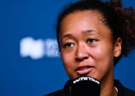 Naomi Osaka during a press conference at the 2025 National Bank Open in Montreal (Source: Getty)
