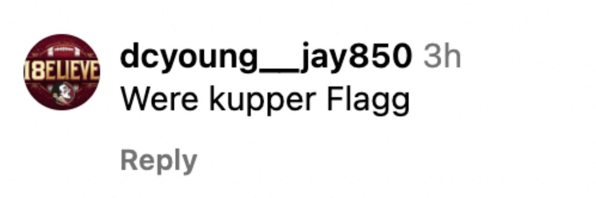 A fan was looking for Mavericks rookie Cooper Flagg.