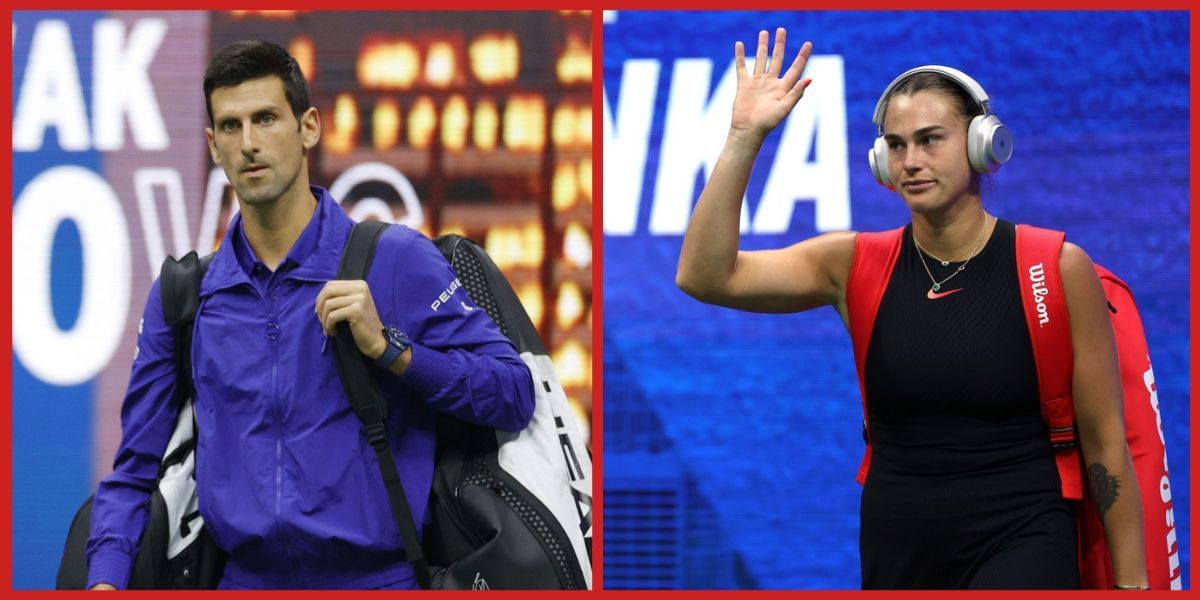 Novak Djokovic and Aryna Sabalenka will be in action. (Source: Getty)