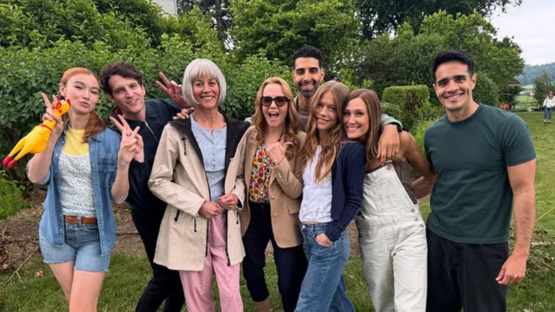 The cast of The Chicken Sisters season 2 (Image via Instagram/@schuylerfisk)