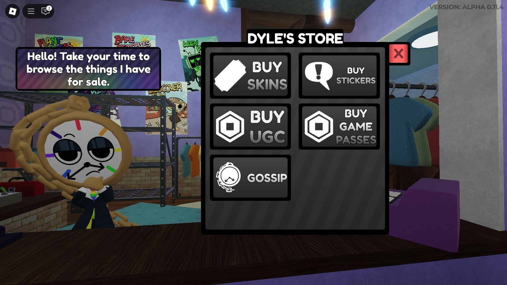 Dyle&#039;s Store (Image via Roblox)