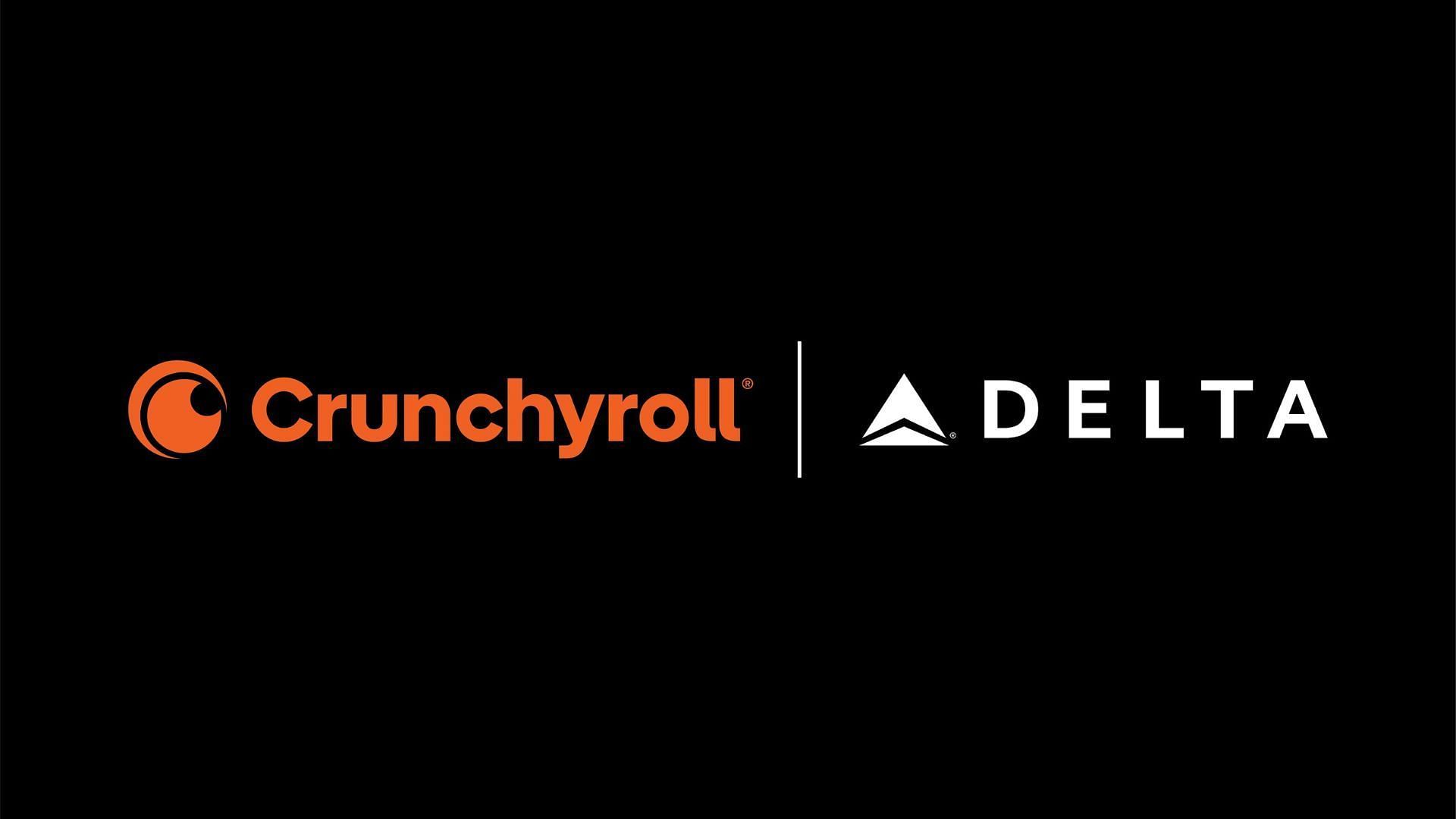 Crunchyroll partners with Delta Air Lines (Image via Crunchyroll, Delta Air Lines)