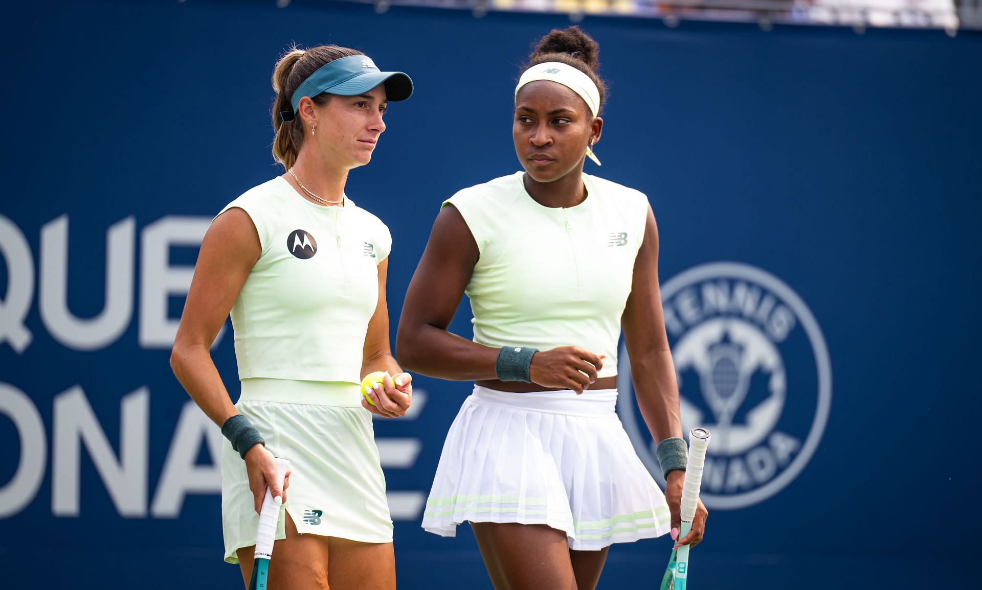 Na foto: McCartney Kessler e Coco Gauff (Getty)