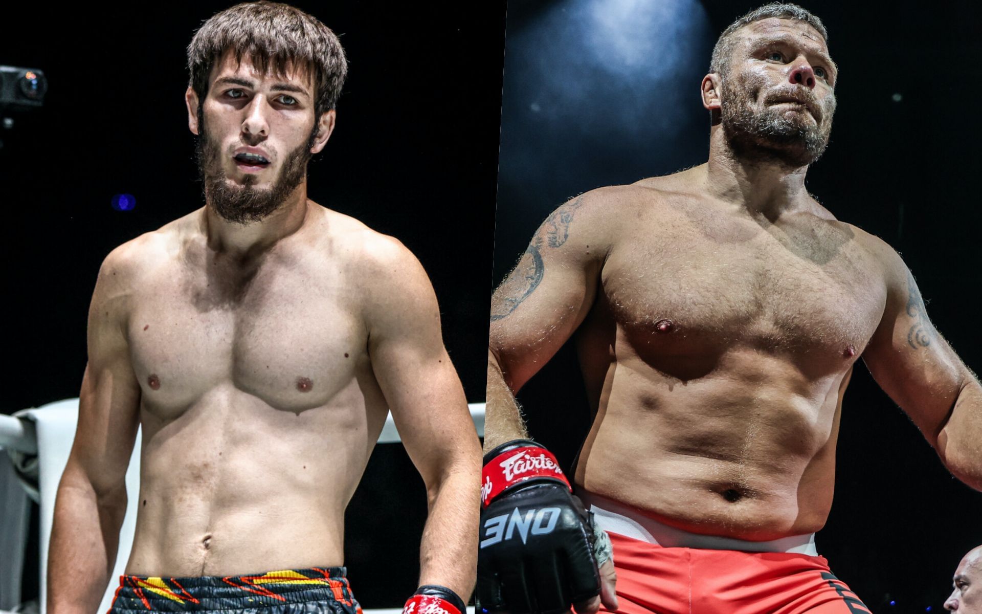 Ibragim Dauev (L) and Anatoly Malykhin (R) | Image credit: ONE Championship