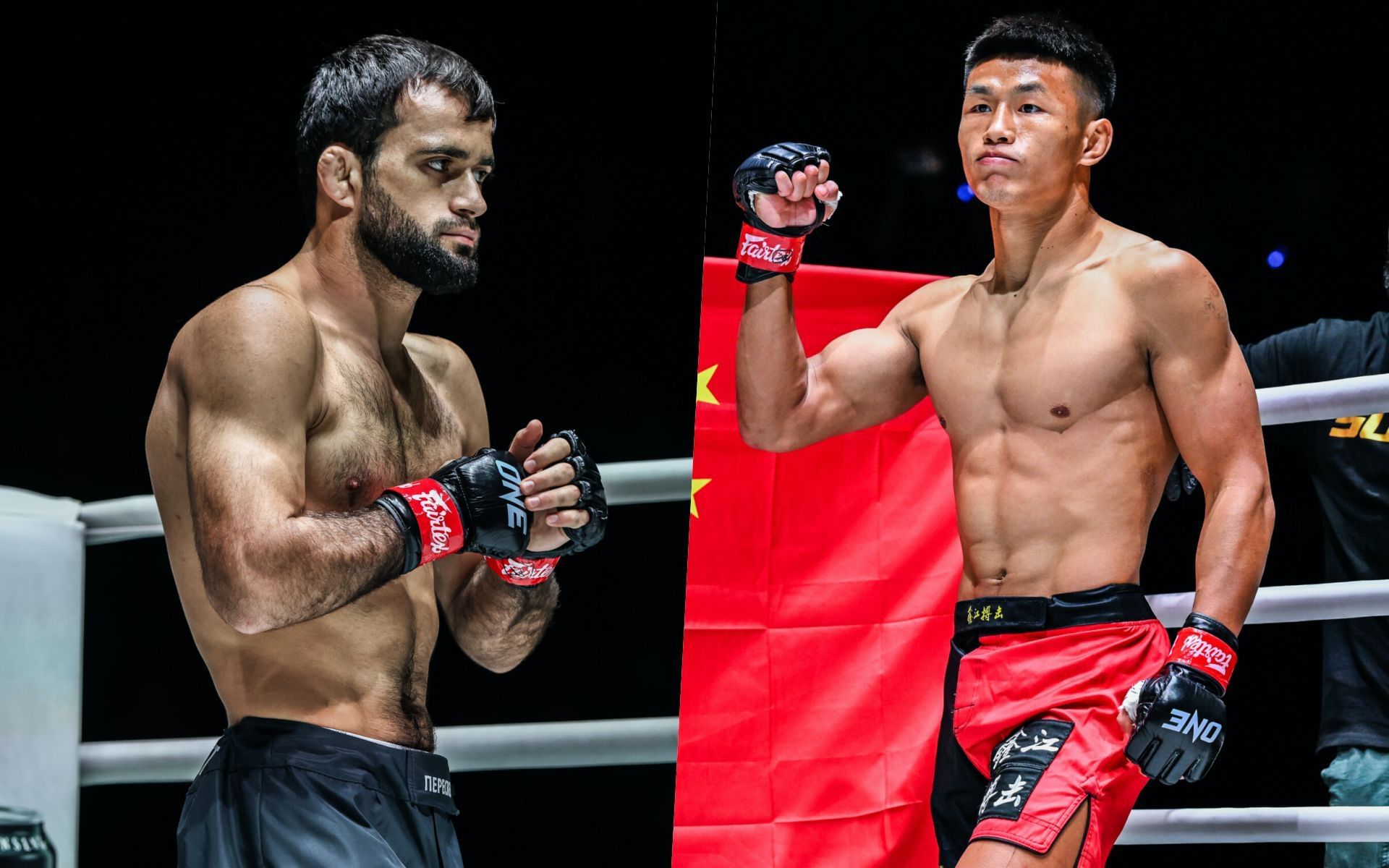 Shamil Gasanov (L) and Tang Kai (R) | Photo by ONE Championship