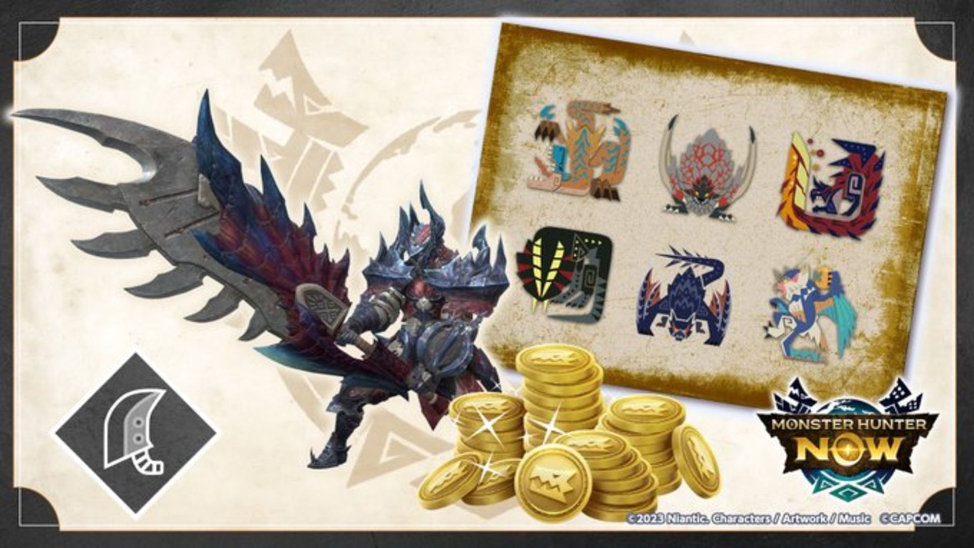 Even Happier Great Sword Hunting is just around the corner! (Image via Niantic)