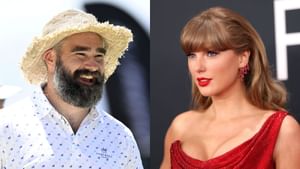 "I've never seen someone so big move so fast" - Taylor Swift describes seeing a shirtless Jason Kelce jumping out of a window with Bills Mafia