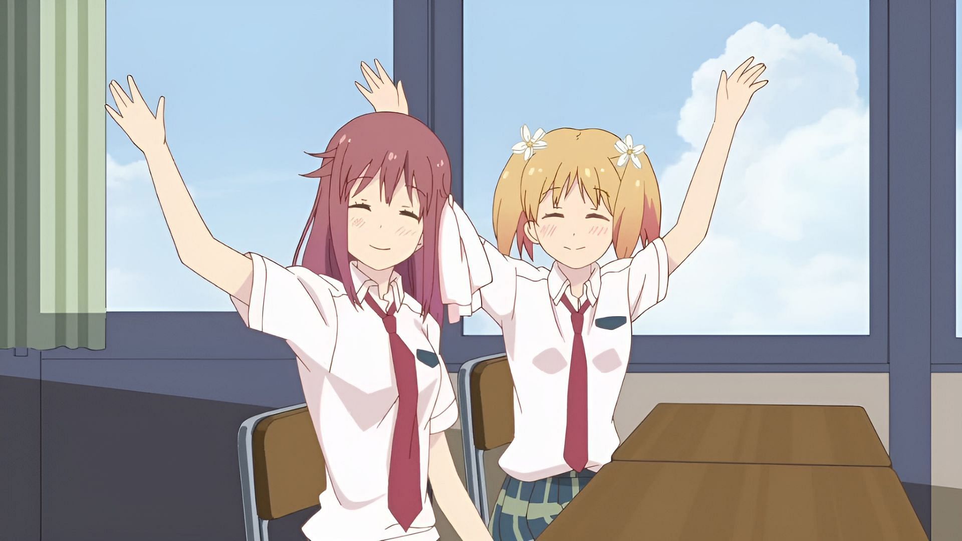 Still from Sakura Trick (Image via Studio Deen)