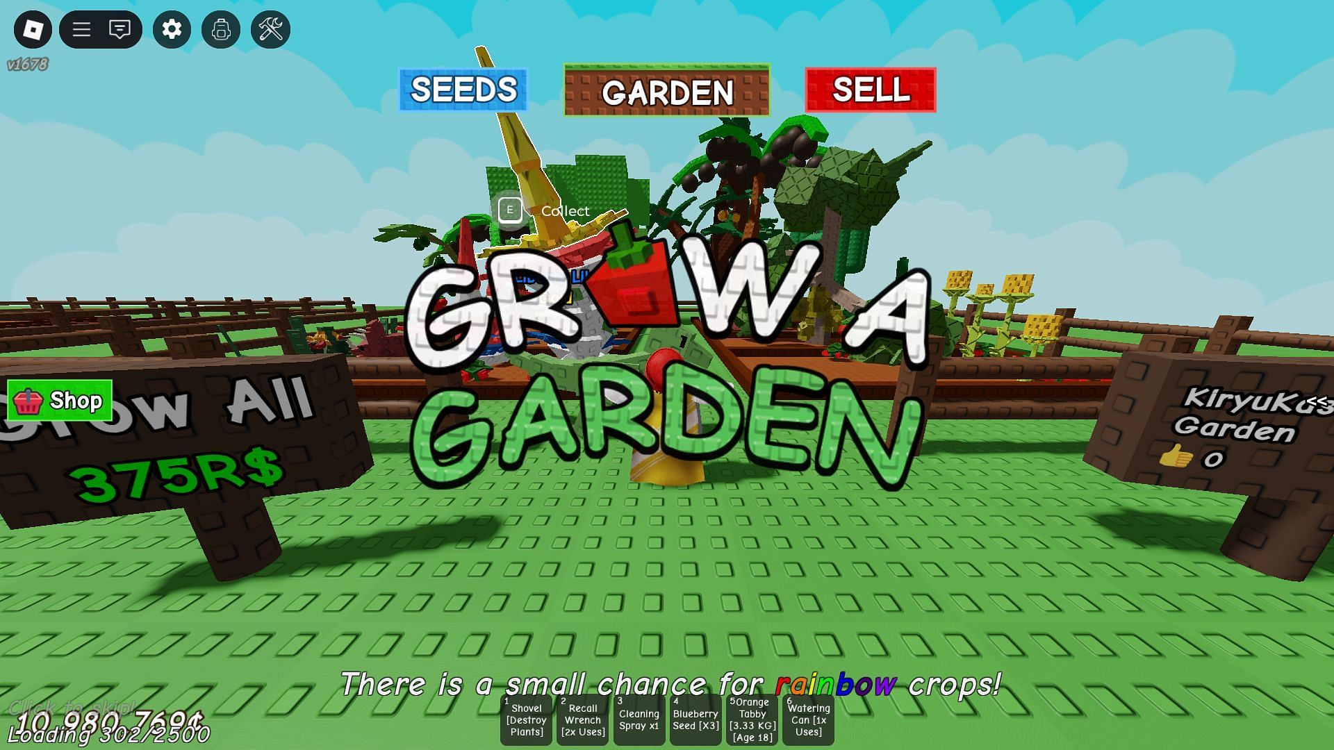 Roblox Grow a Garden