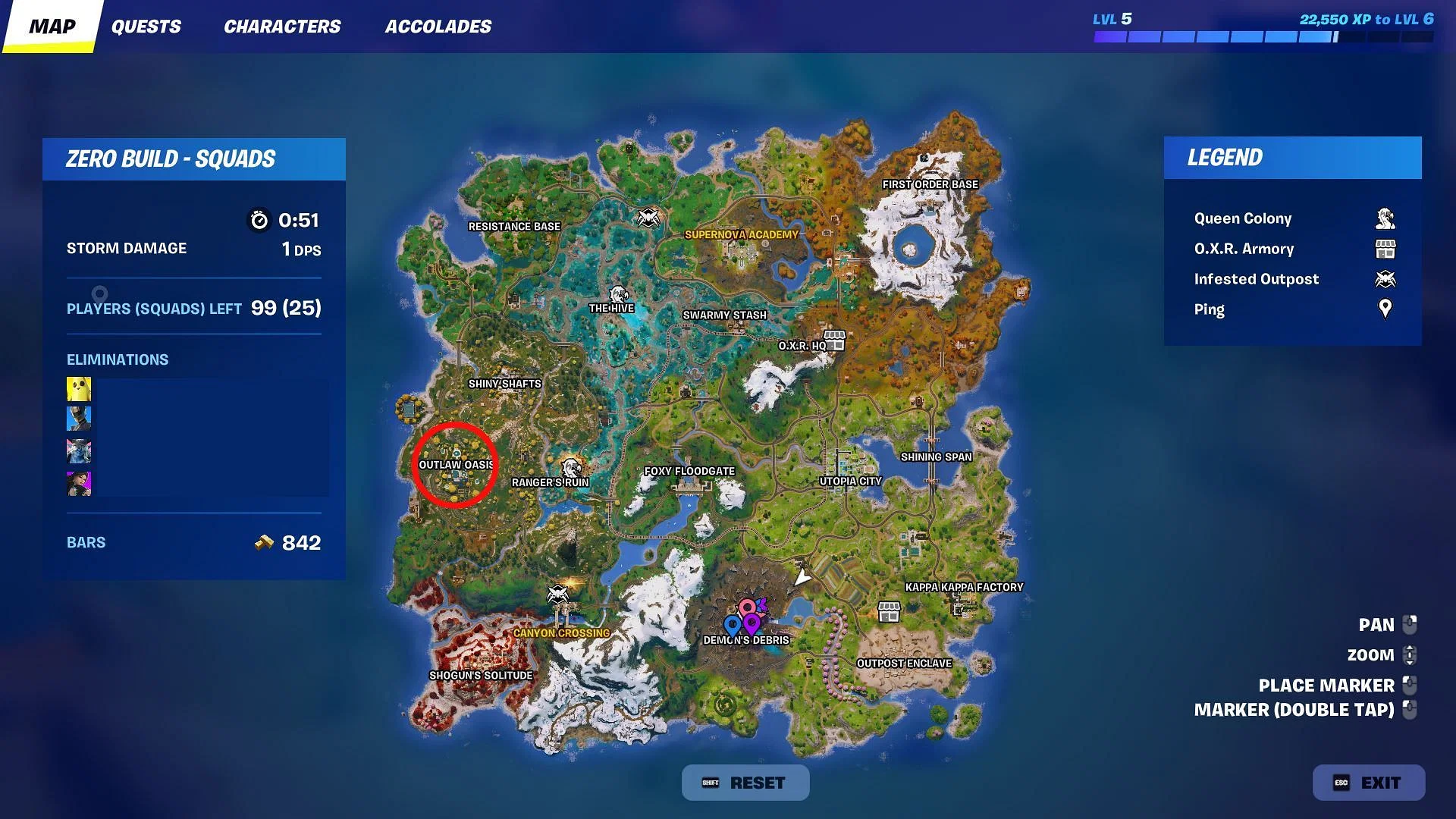 Outlaw Oasis named location (Image via Sportskeeda Gaming || Epic Games)