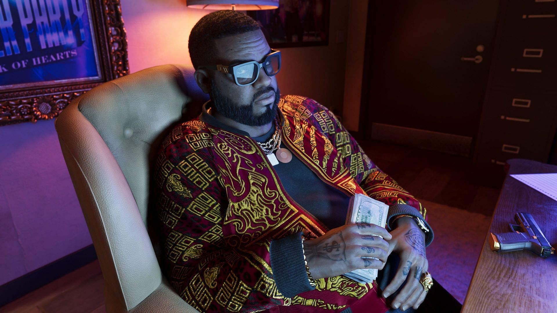 Screenshot of a GTA 6 character named Boobie Ike (Image via Rockstar Games)