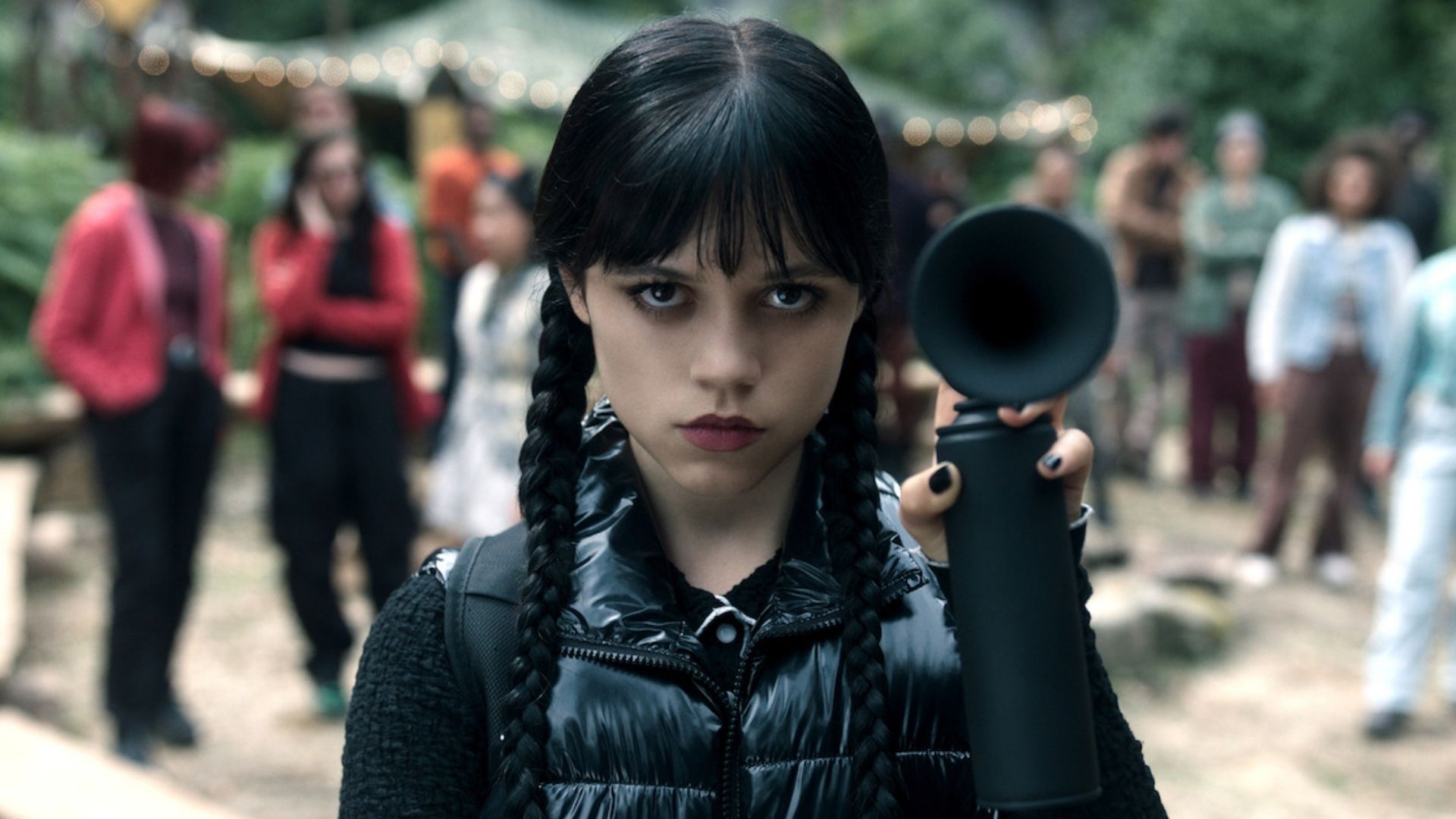Jenna Ortega stars as Wednesday Addams in Wednesday season 2 (Image via Netflix)