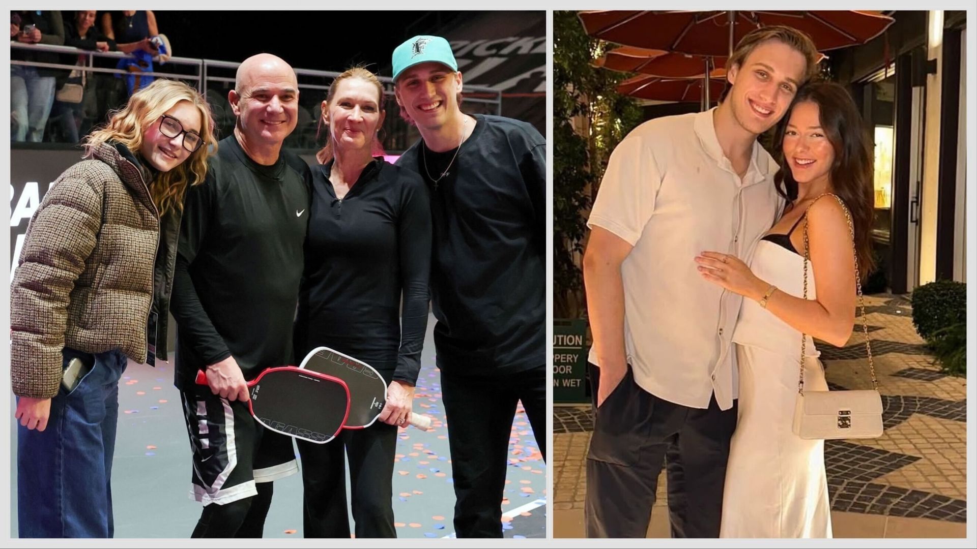 Andre Agassi and Steffi Graf