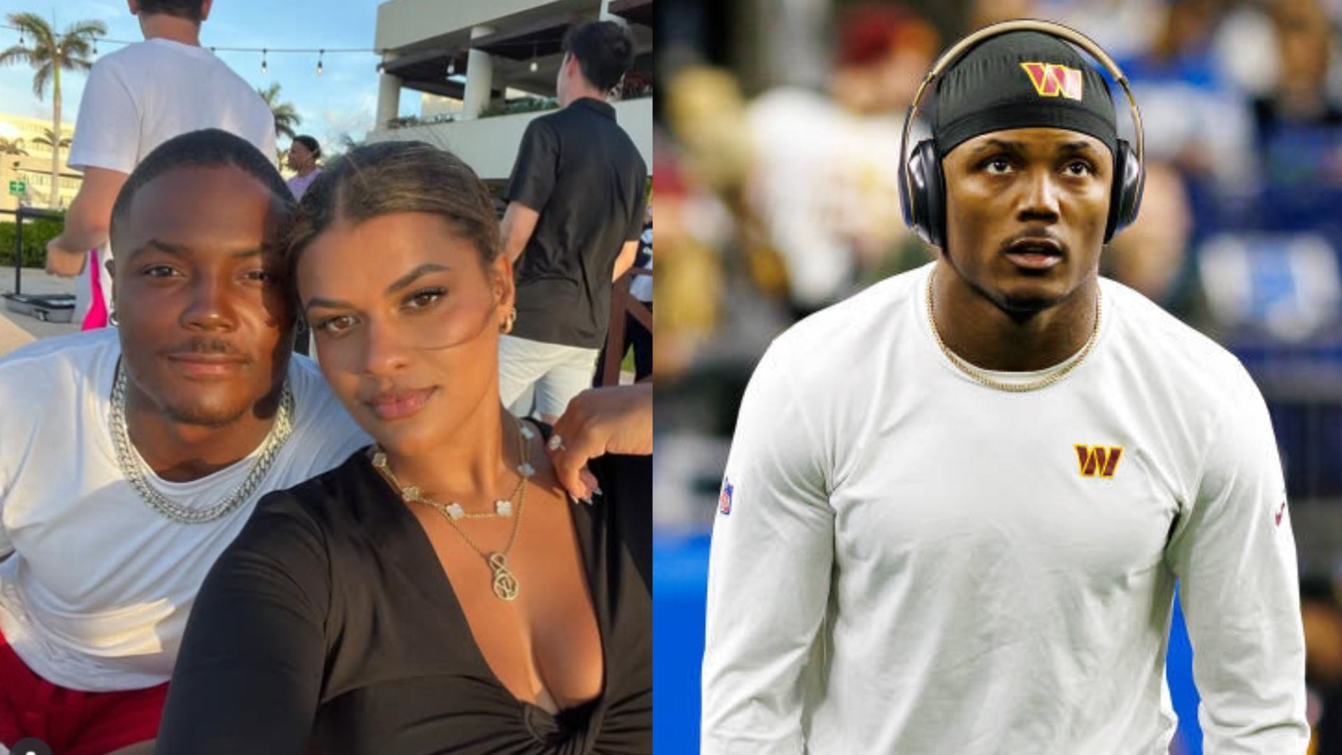 Terry McLaurin shares rare photo of wife Caitlin Winfrey as Commanders WR arrives at team office to sign $96M contract extension