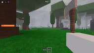 An Axe in action (Image via Roblox)