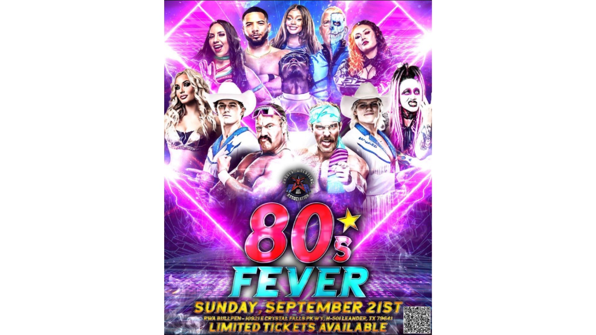 Official poster for 80s Fever [Image Credits: Dustin Rhodes&#039; X profile]