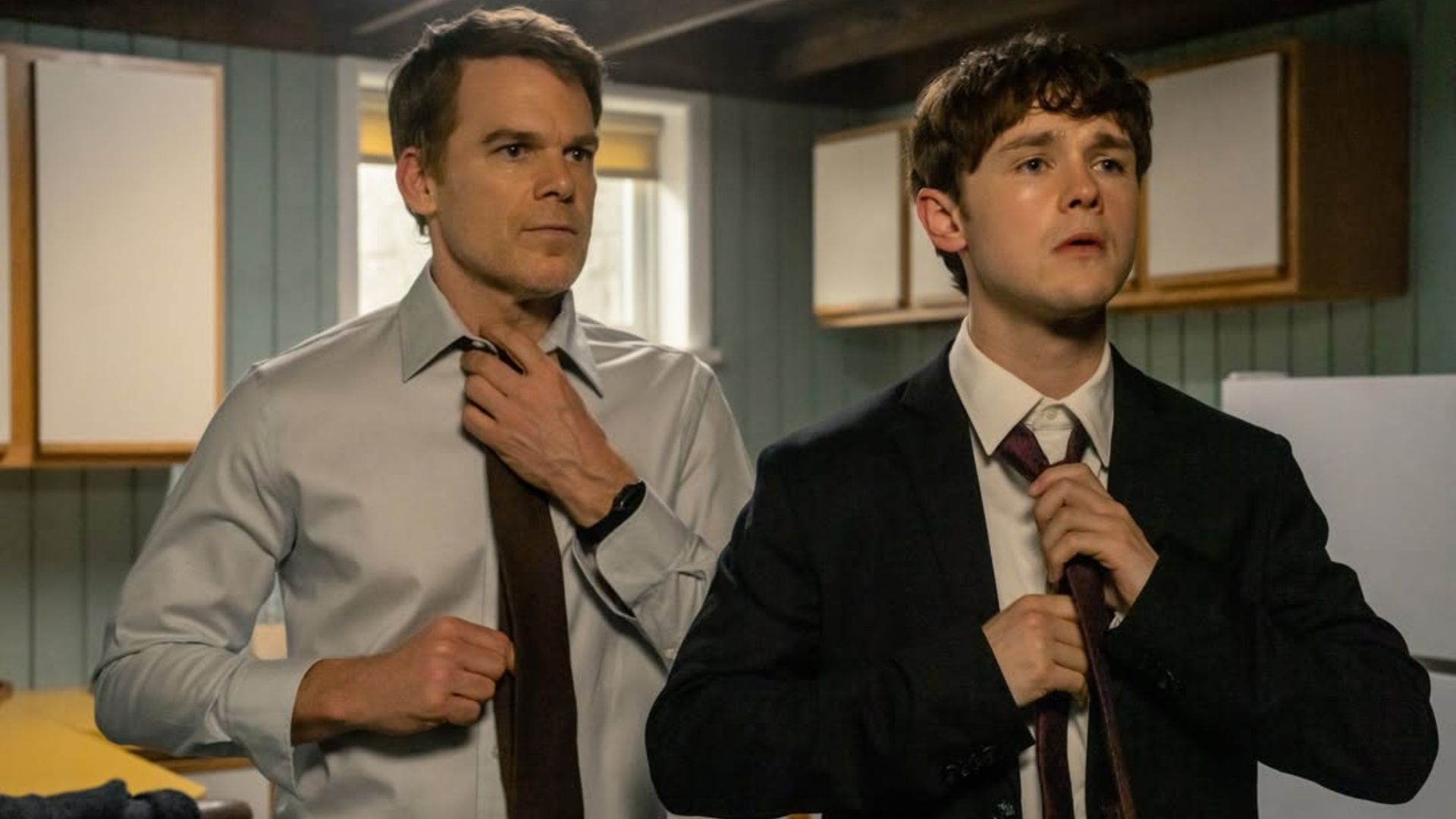 Dexter and Harrison as seen from Dexter: Resurrection season 1 (Image via Instagram/@sho_dexter)