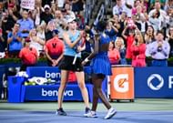 Elena Rybakina and Victoria Mboko at the WTA 1000 National Bank Open - Source: Getty