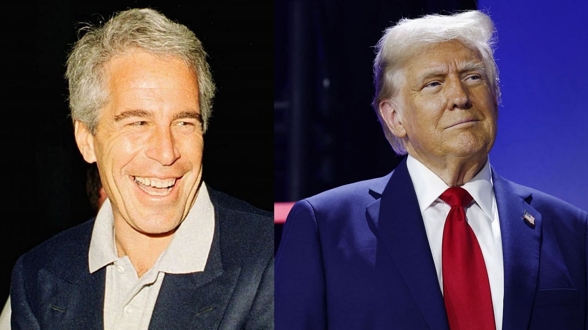 From L to R: Jeffrey Epstein and Donald Trump (Image via Getty Images)