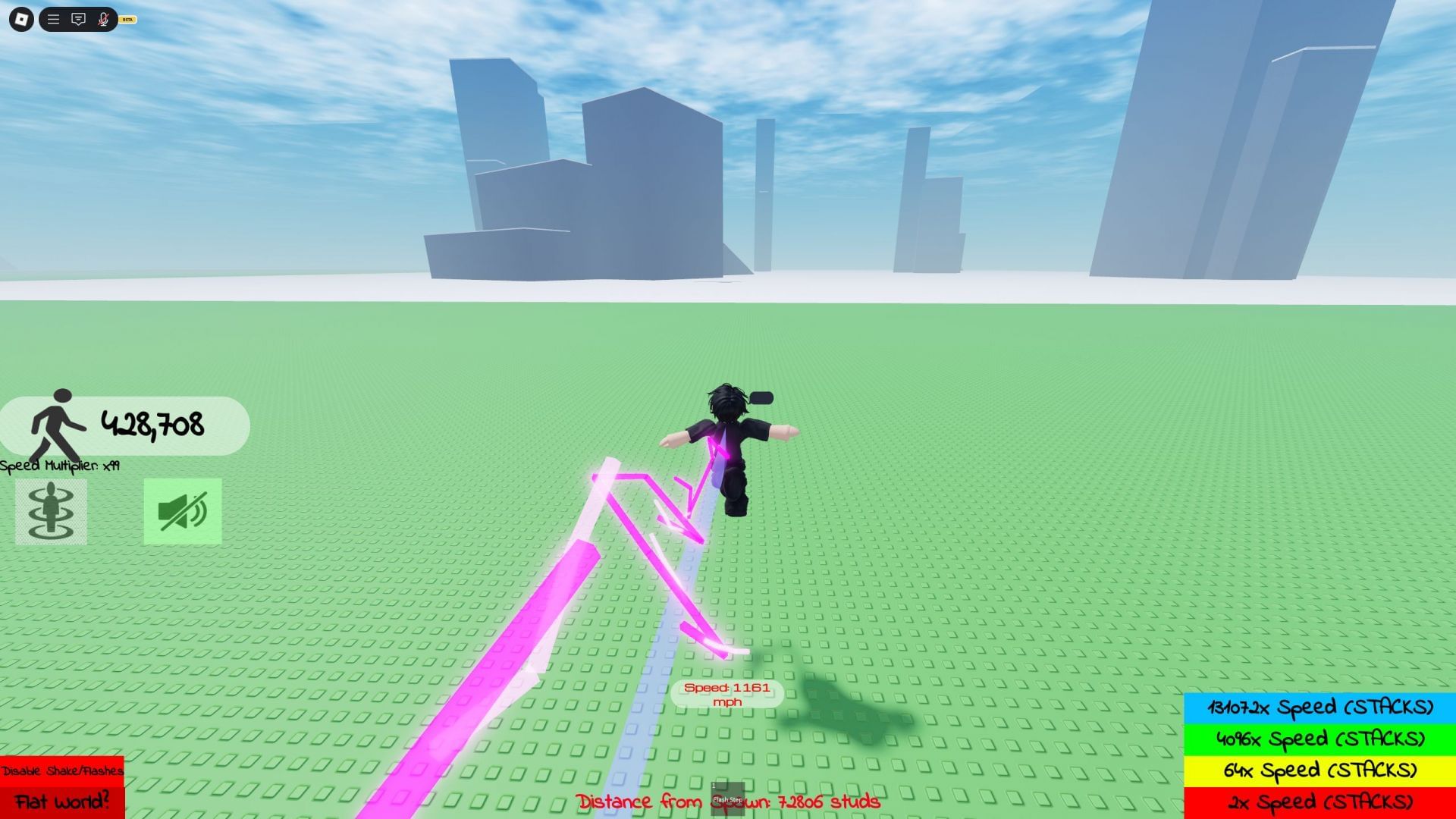 Travel countless miles at lightspeed on the flat world in Roblox_Egor Simulator (Image via Roblox)