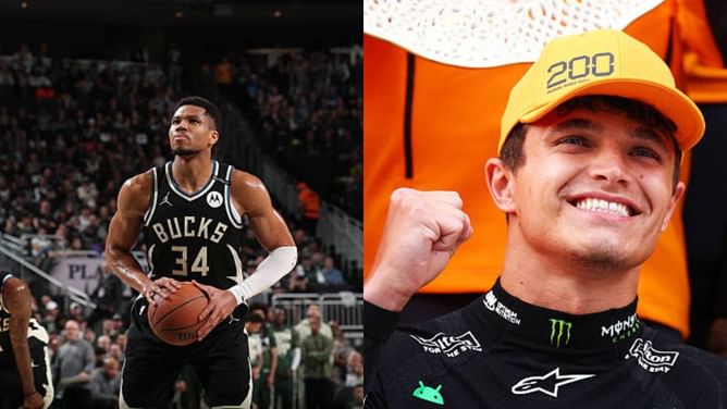 Lando Norris' one-word response to a fan calling him 'tic tac' in comparison with Giannis Antetokounmpo