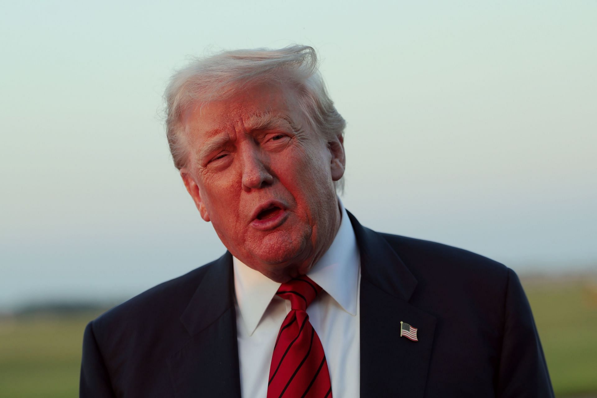 President Trump Spends The Weekend At His Bedminster Club In NJ - Source: Getty