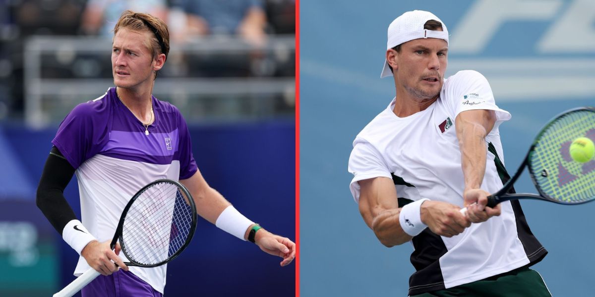 Sebastian Korda (L) and Marton Fucsovics (R) (Image Source: Getty)