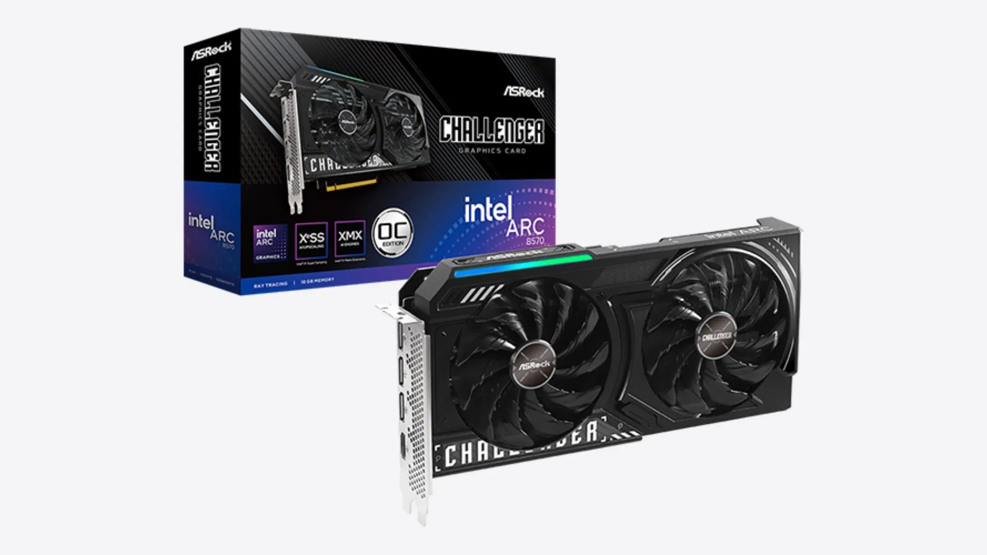 The Arc B570 is among the cheapest gaming GPUs today (Image via ASRock)